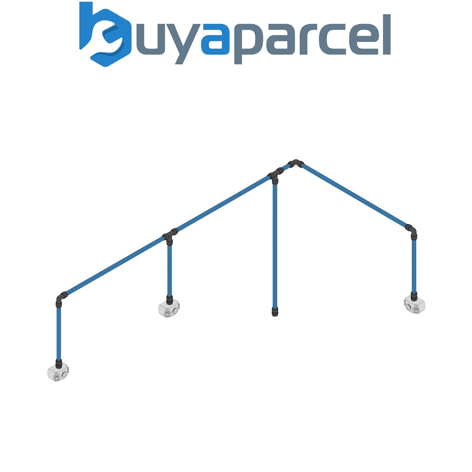 Sealey CASKIT3 Speedfit&reg; 18m 3-Drop Air Supply System Kit