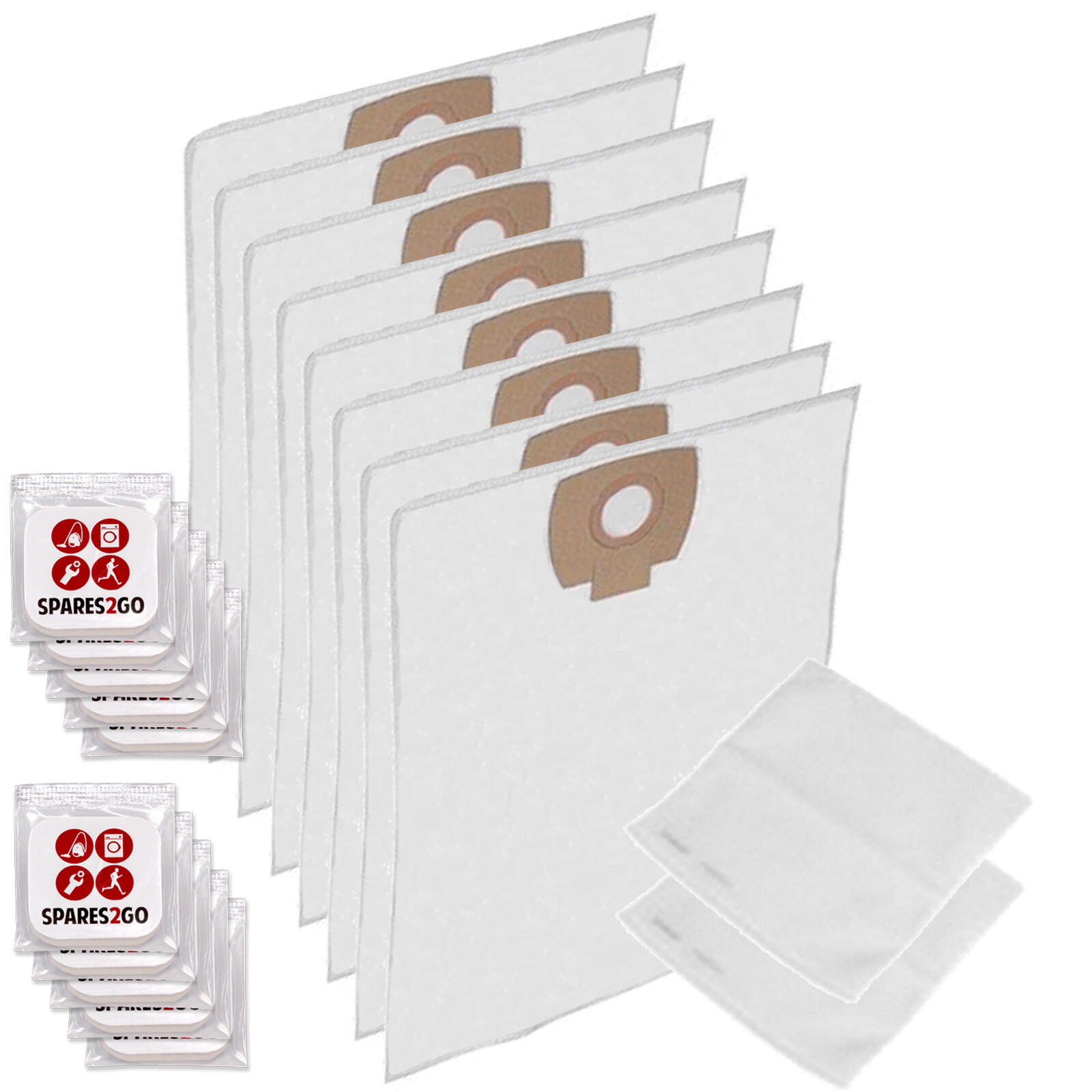 Cloth Filter Dust Bags x 8 for NILFISK ALTO AERO Vacuum Cleaner + Fresh