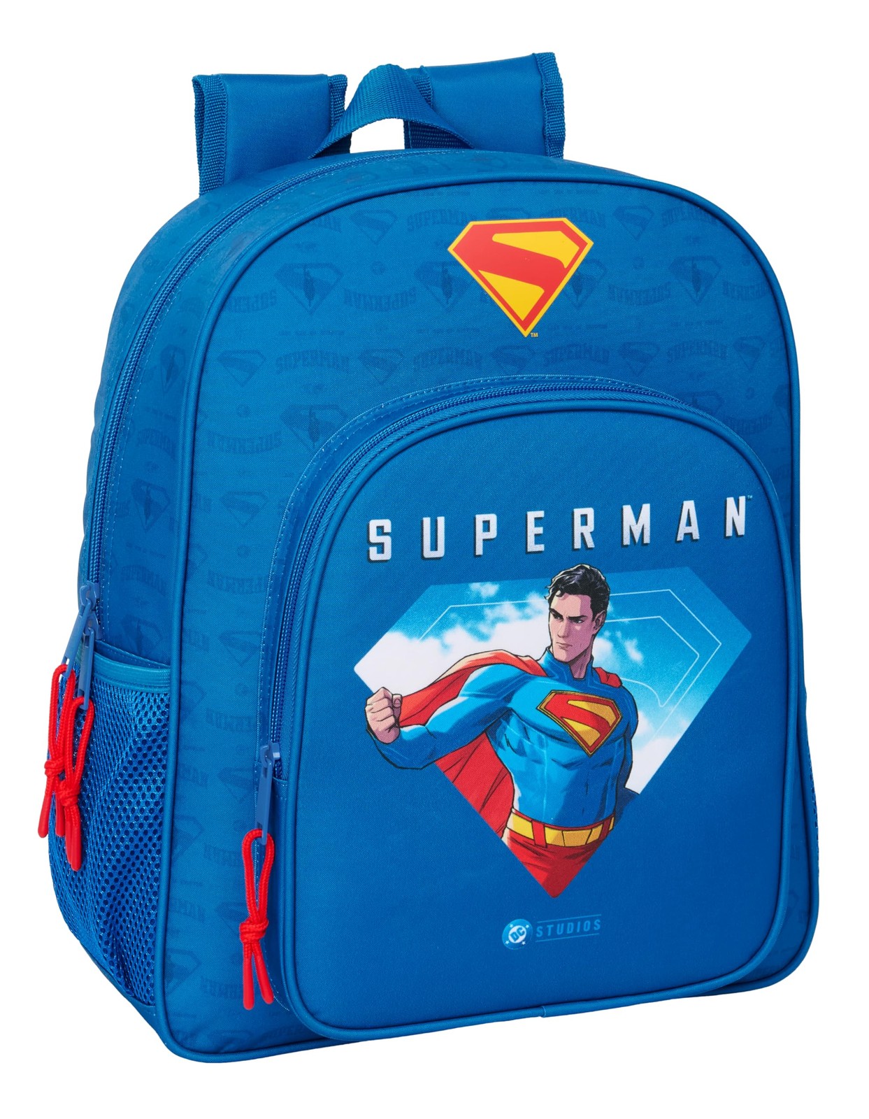 Safta Superman – Children's School Backpack, Adaptable to Trolley, Ideal for Sch