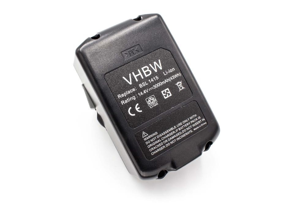 Battery for Hitachi Hikoki WM 14DBL WR 14DBDL WP 14DSL WR 14DBAL 3Ah 14.4V