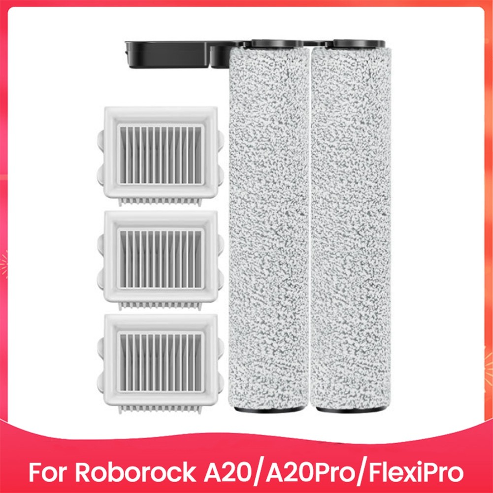5PCS Main Roller Brush with Filters for A20 /A20Pro/FlexiPro Floor3979