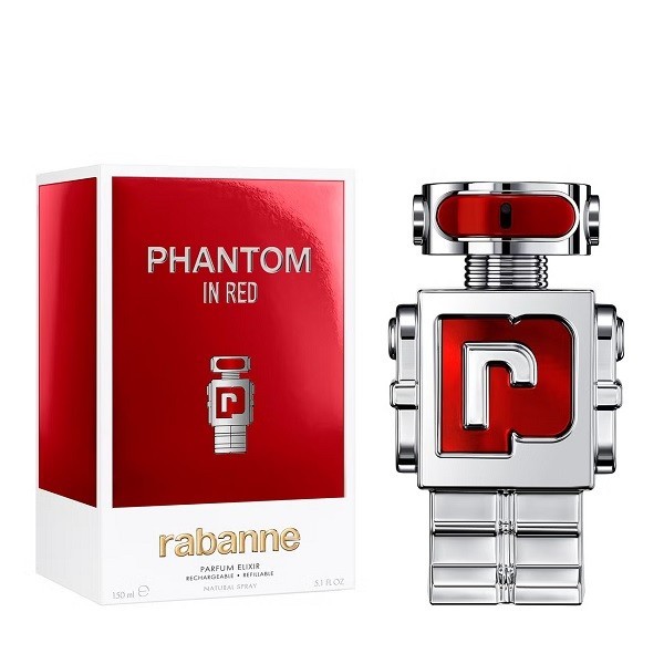 PACO RABANNE PHANTOM IN RED 150ML PARFUM ELIXIR SPRAY BRAND NEW & SEALED