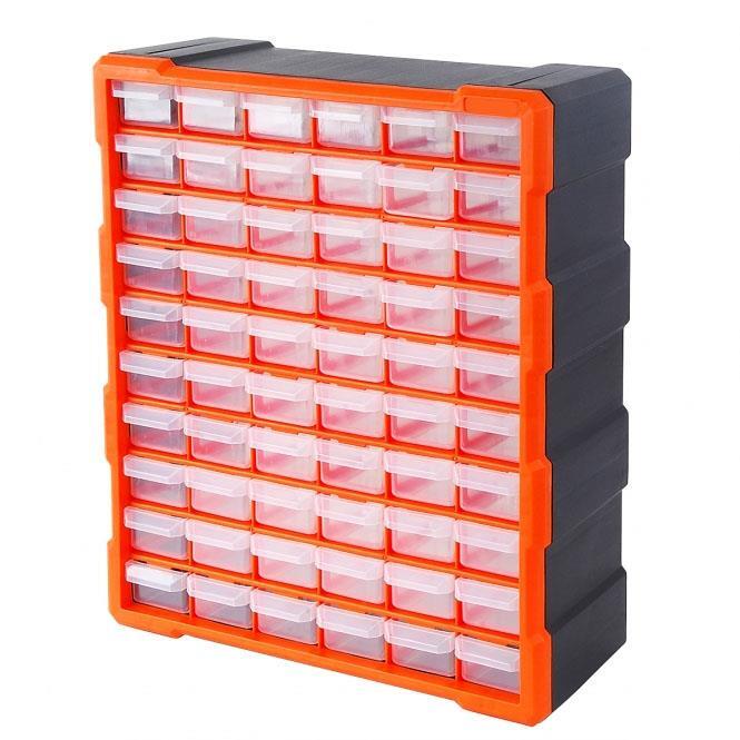 60 Multi Drawer Parts Storage Cabinet Unit Organiser Home Garage Tool Box