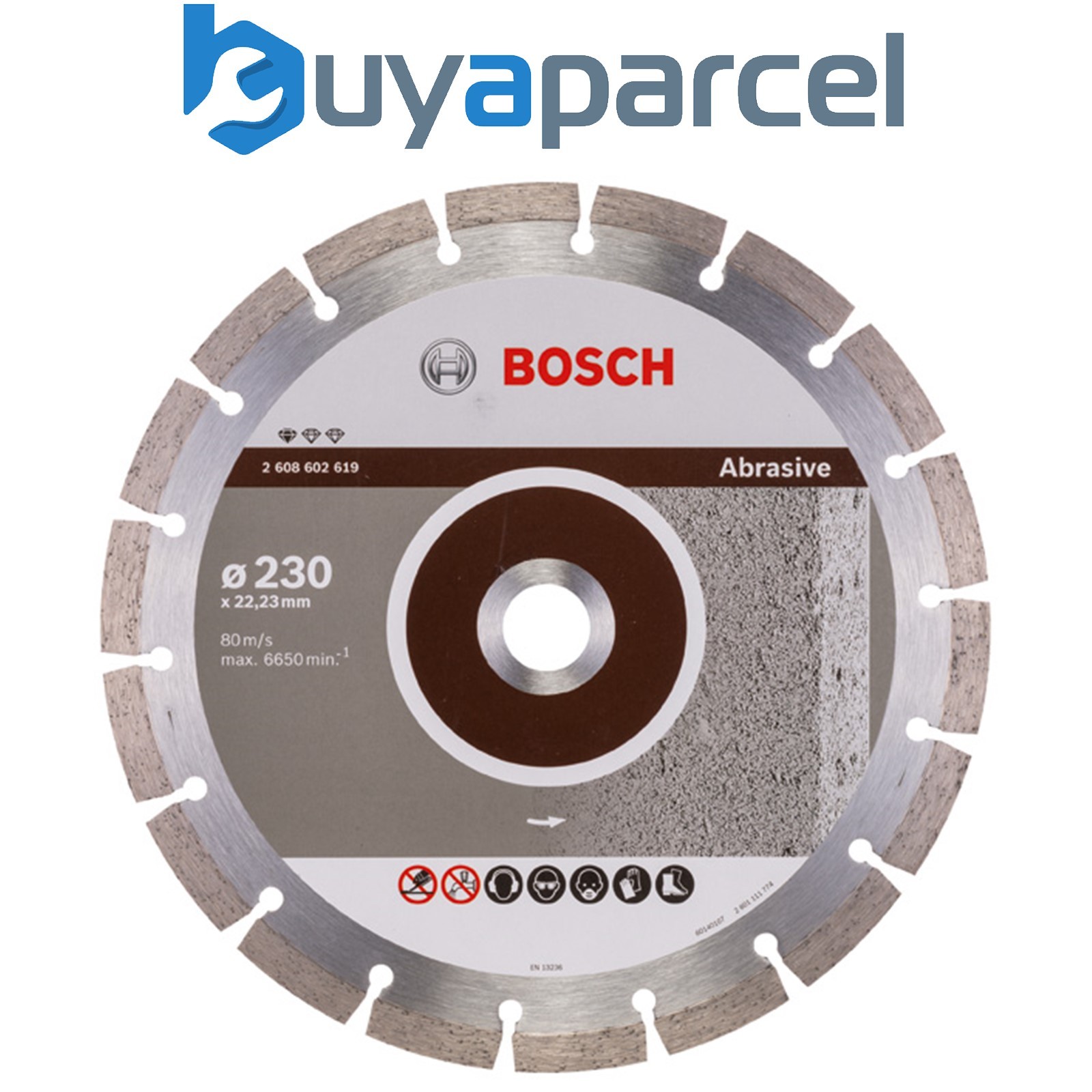 Bosch Diamond cutting disc Standard for Abrasive diamond cutting disc 2608602619