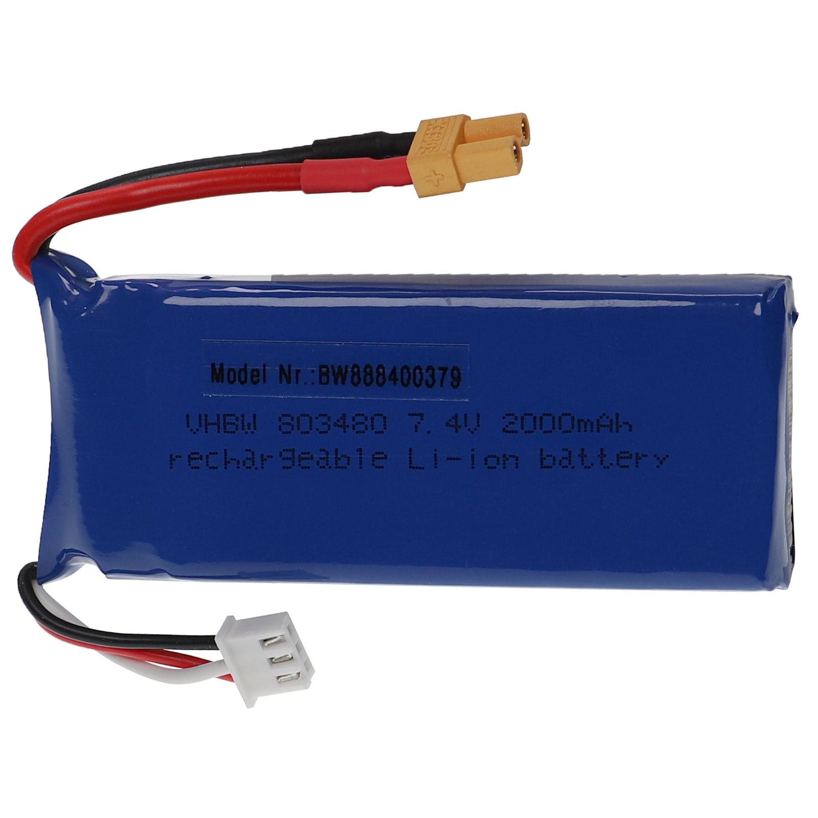 RC Battery Model Construction XT30 7.4V Li-polymer