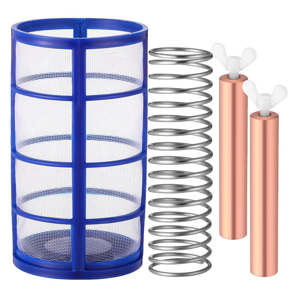 6-Piece Copper Anodized Replacement Kit,Includes Copper Anodes,Basket4585