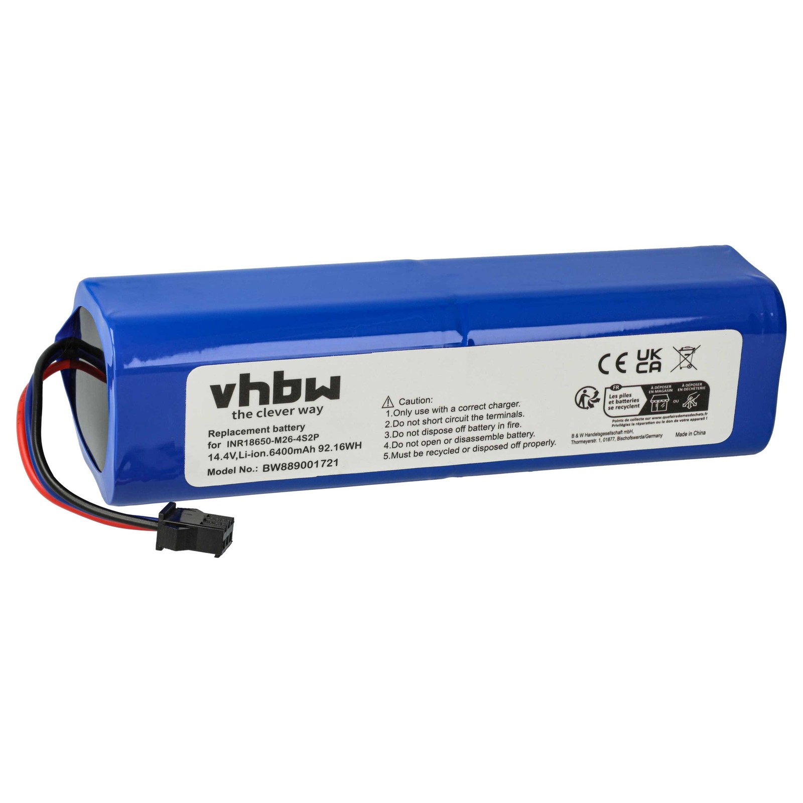 Battery for Xiaomi UONI V980 Pro V980 Plus V980 Max S1 6400mAh 14.4V