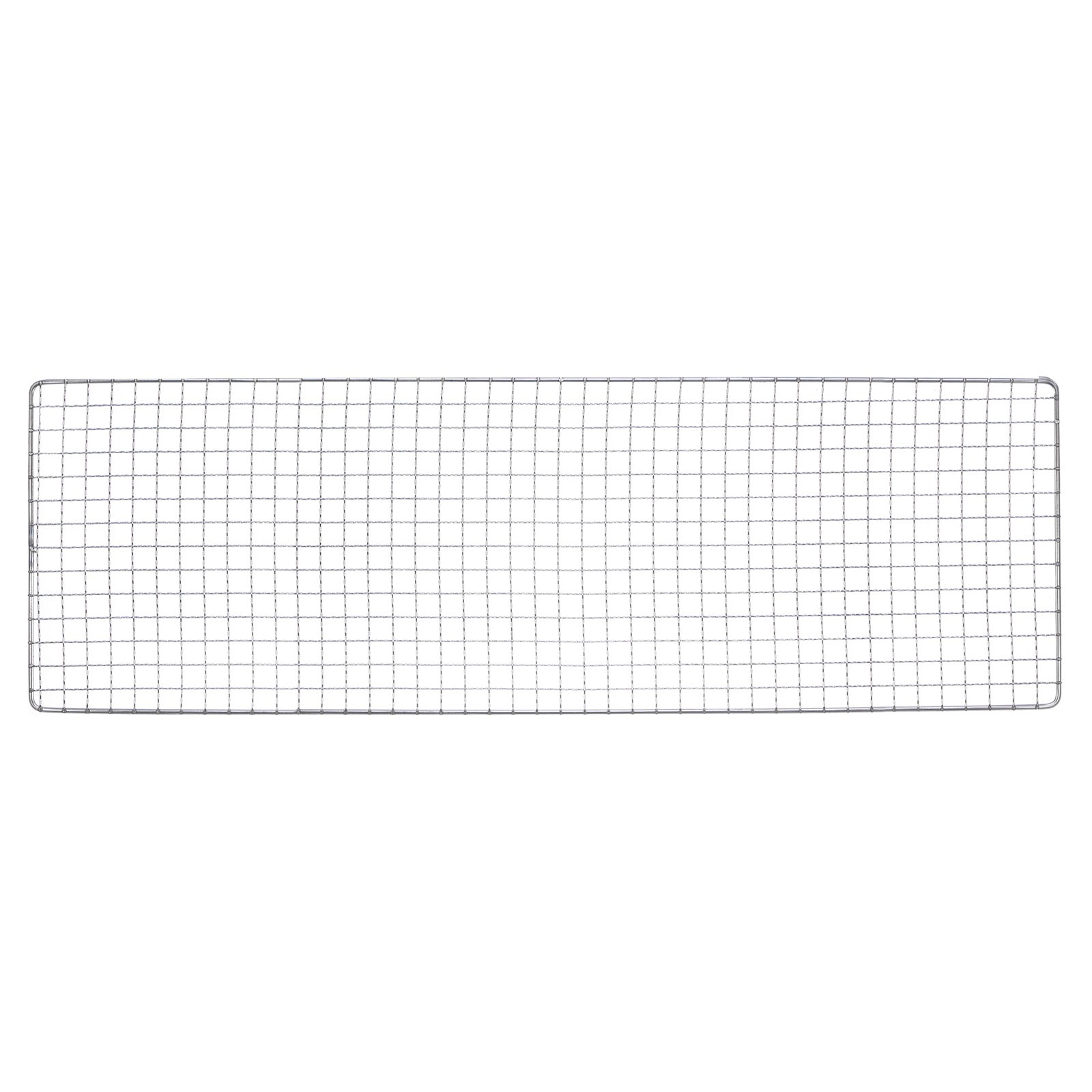 Square BBQ Grill Net 19x62cm Stainless Steel Barbecue Mesh Mat