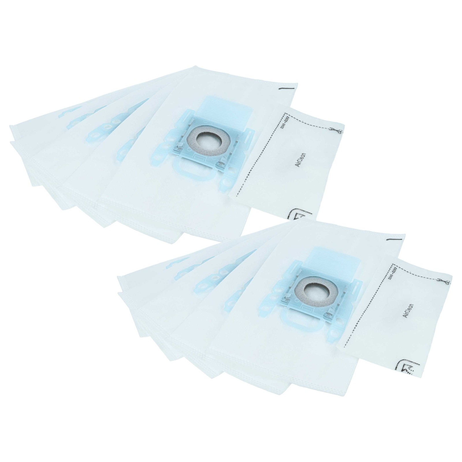 12 Parts Filter Bag for Bosch BSD1104 BSD1103/01 BSD1102 - microfleece/plastic