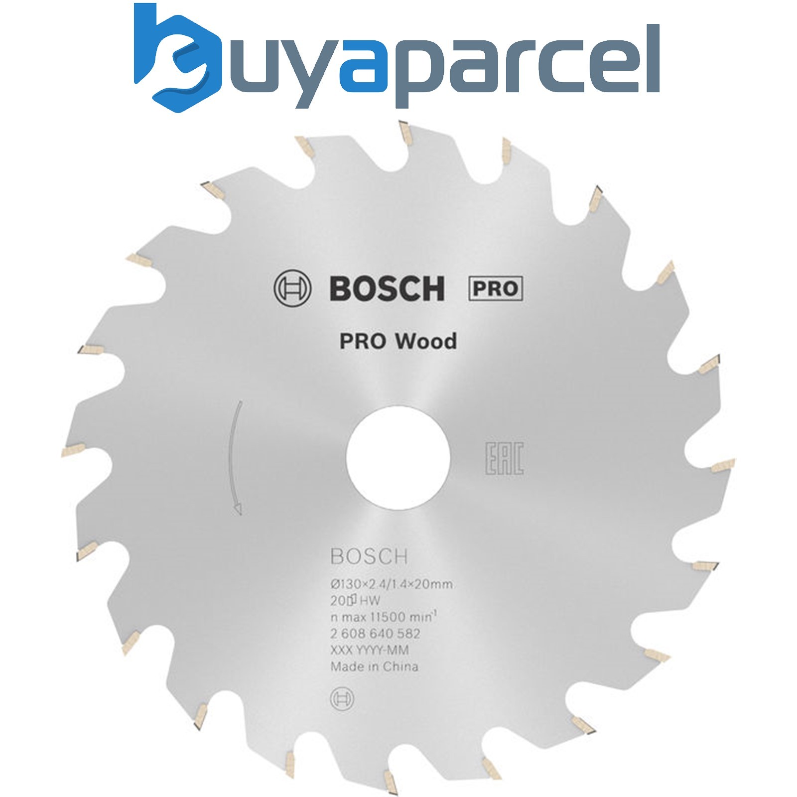 Bosch PRO Wood Circular Saw Blade 130 x 2.4 x 20 mm T20 2608640582