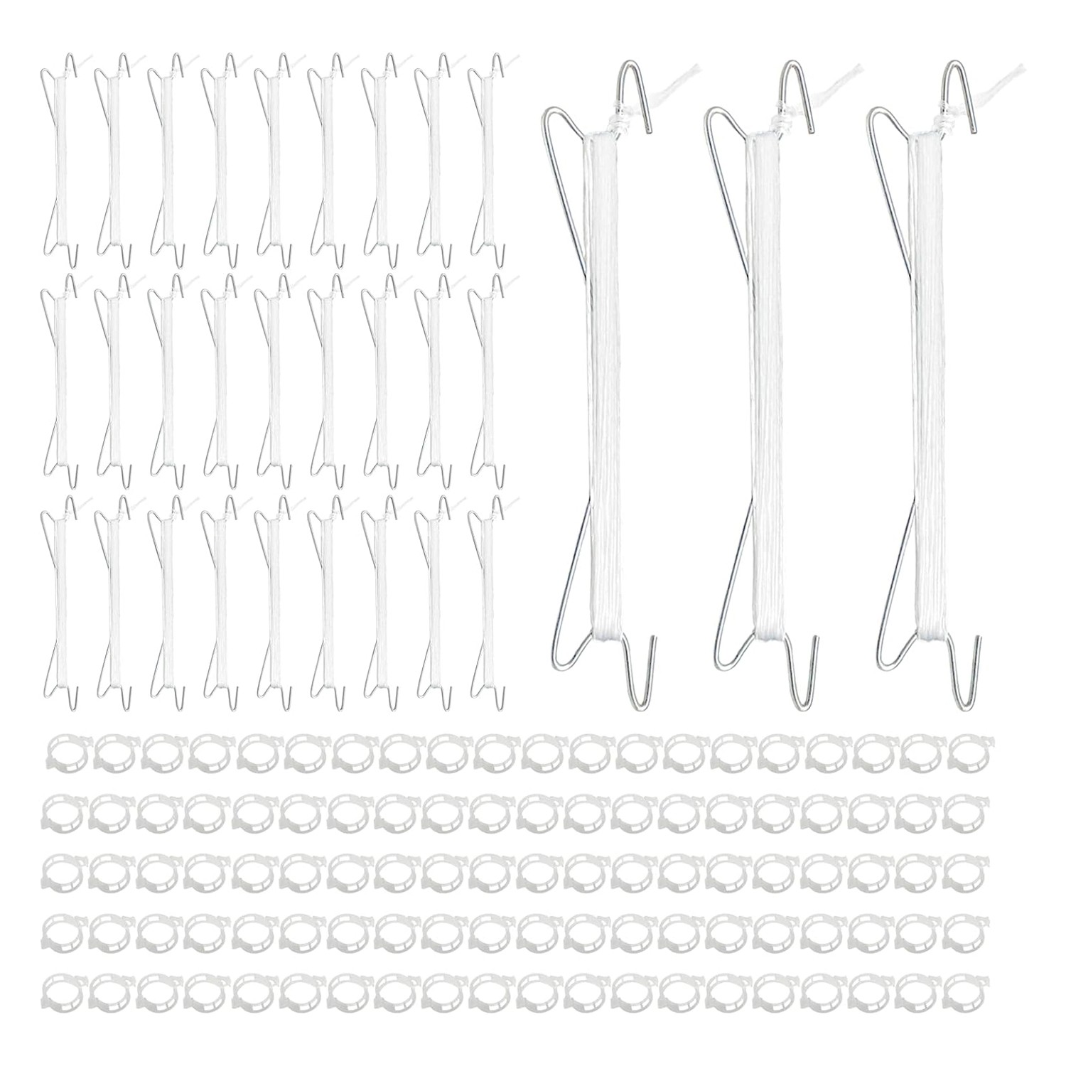 Tomato Hooks with String, Tomato Support Hook for Climbing Plants E8Y34070