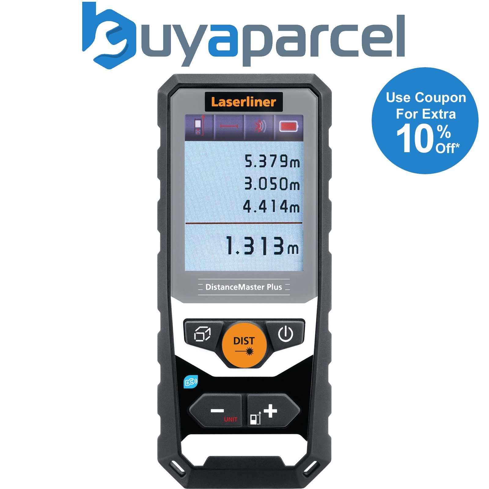 Draper 32151 Laserliner 080.984E DistanceMaster Plus 80 Laser Distance Measurer