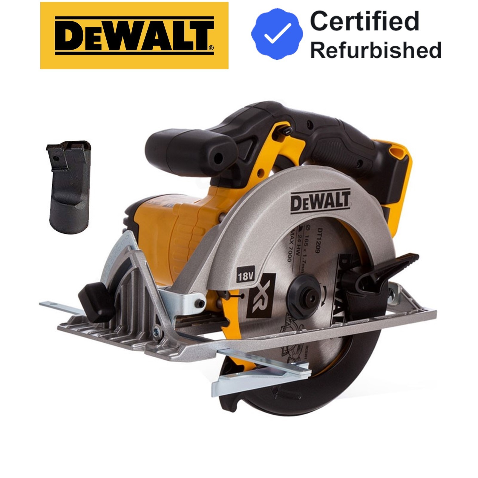DeWalt 18v DCS391N Heavy Duty XR 165mm Circular Saw 18 Volt Inc Blade DCS391