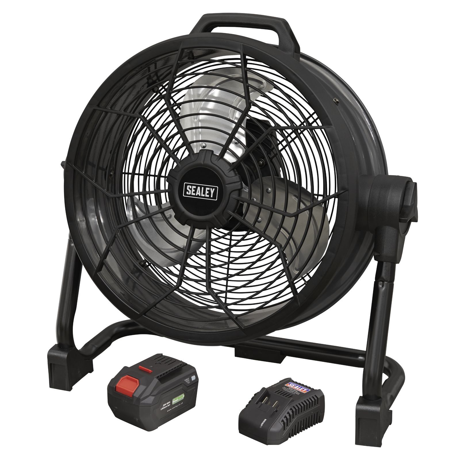 Sealey 2In1 Cordless/Corded 16" High Velocity Drum Fan 20V SV20 Kit -HVD16CCOMBO