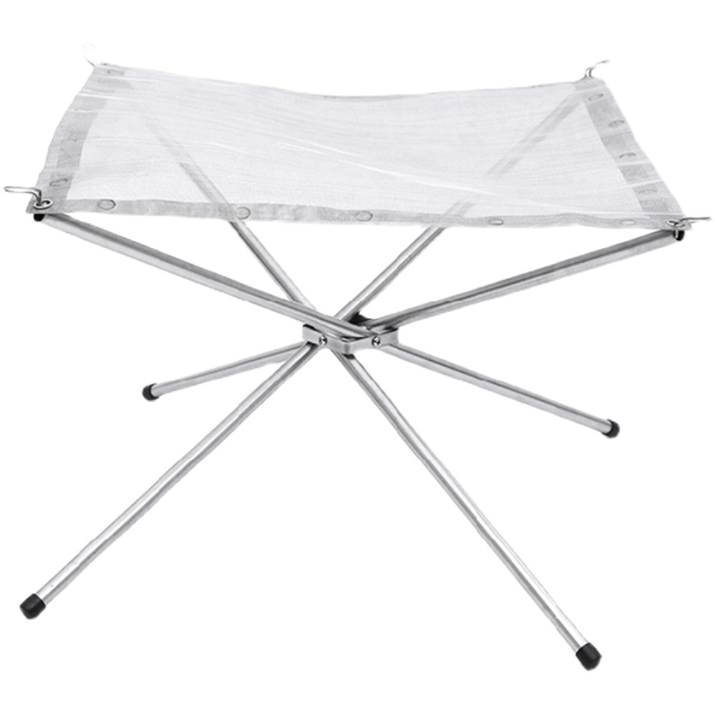 3X(Portable Outdoor Fire Pit Upgraded Camping Fire Pit Foldable Mesh Fire7937