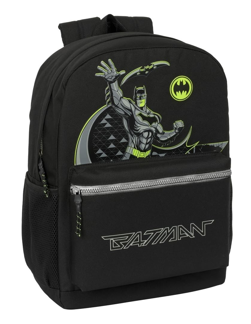 Safta BATMAN GAME OVER – School Backpack, Adaptable to Cart, Ideal for Children