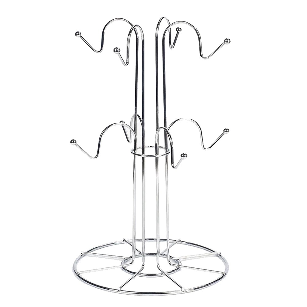 Cup Drying Rack with 8 Hooks Drainer Mug Tree Mug Organizer for Home3398