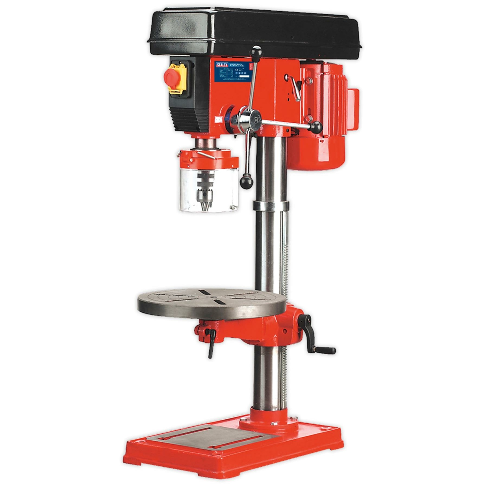 Sealey Pillar Drill Floor 16-Speed 1580mm Height 750W/230V GDM180B