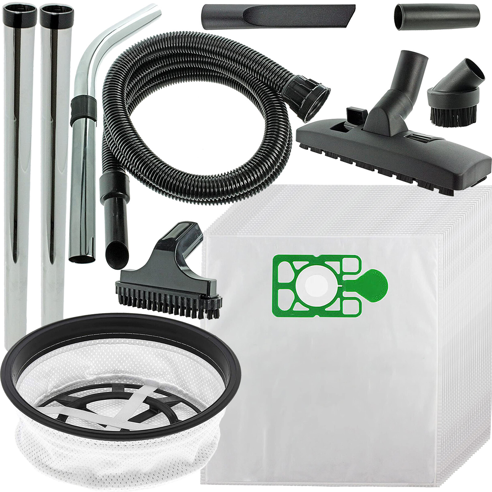 Spare Parts Tool Kit Filter 30 Bags for NUMATIC NUVAC NNV200 Vacuum 2.5m Hose