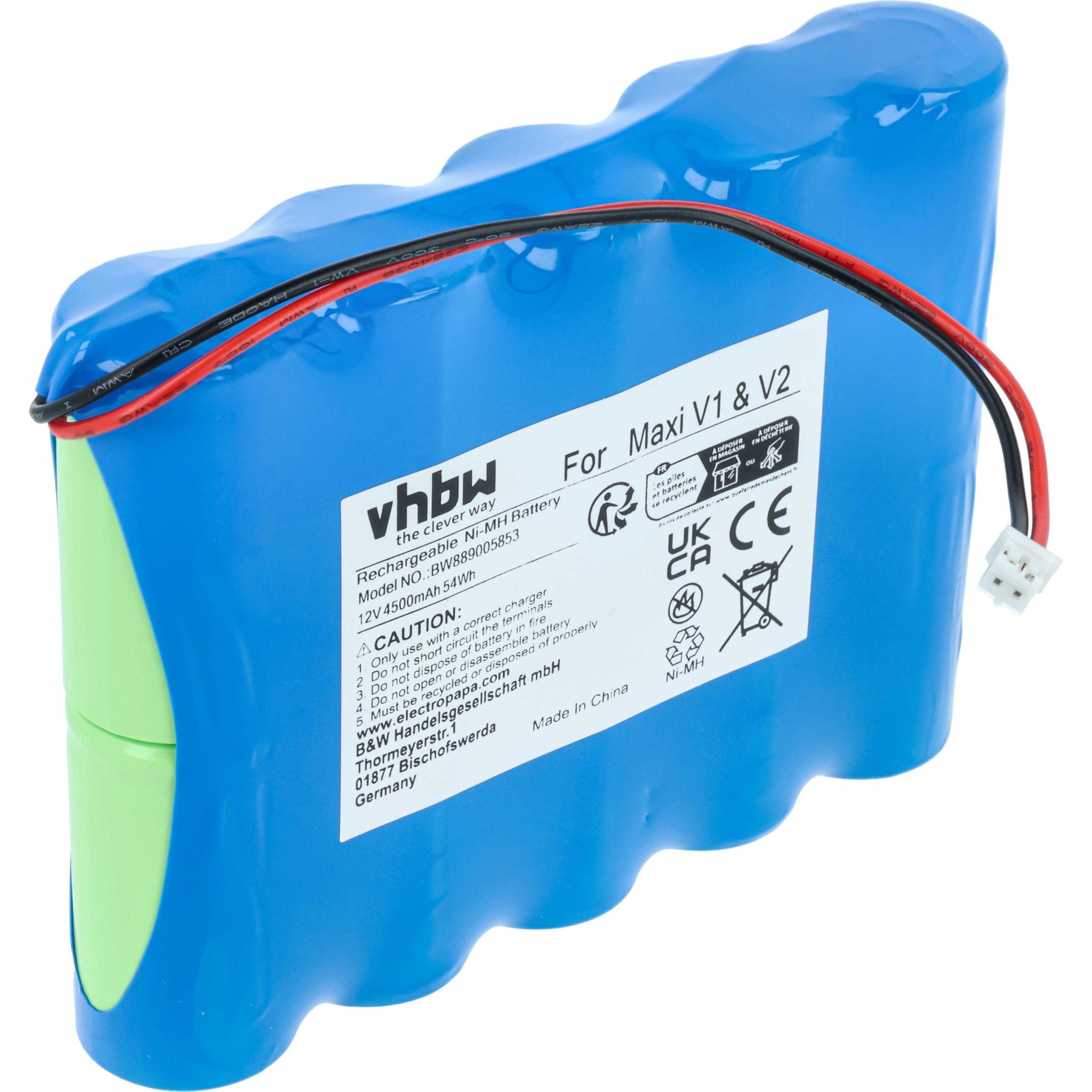 Battery for ApeLight Maxi V1 V2 4500mAh 4.5Ah 12V NiMH