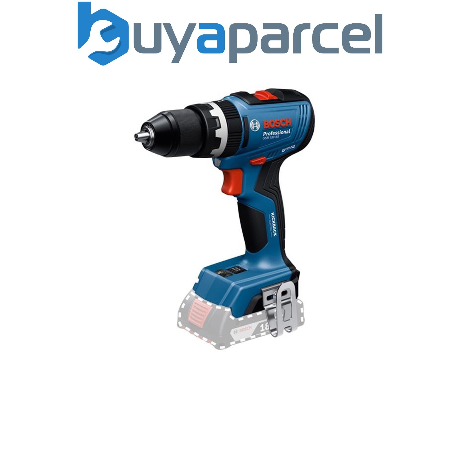 Bosch 06019N3300 GSB 18V-65 Professional Combi Drill 18V Bare Unit BSH6019N3300