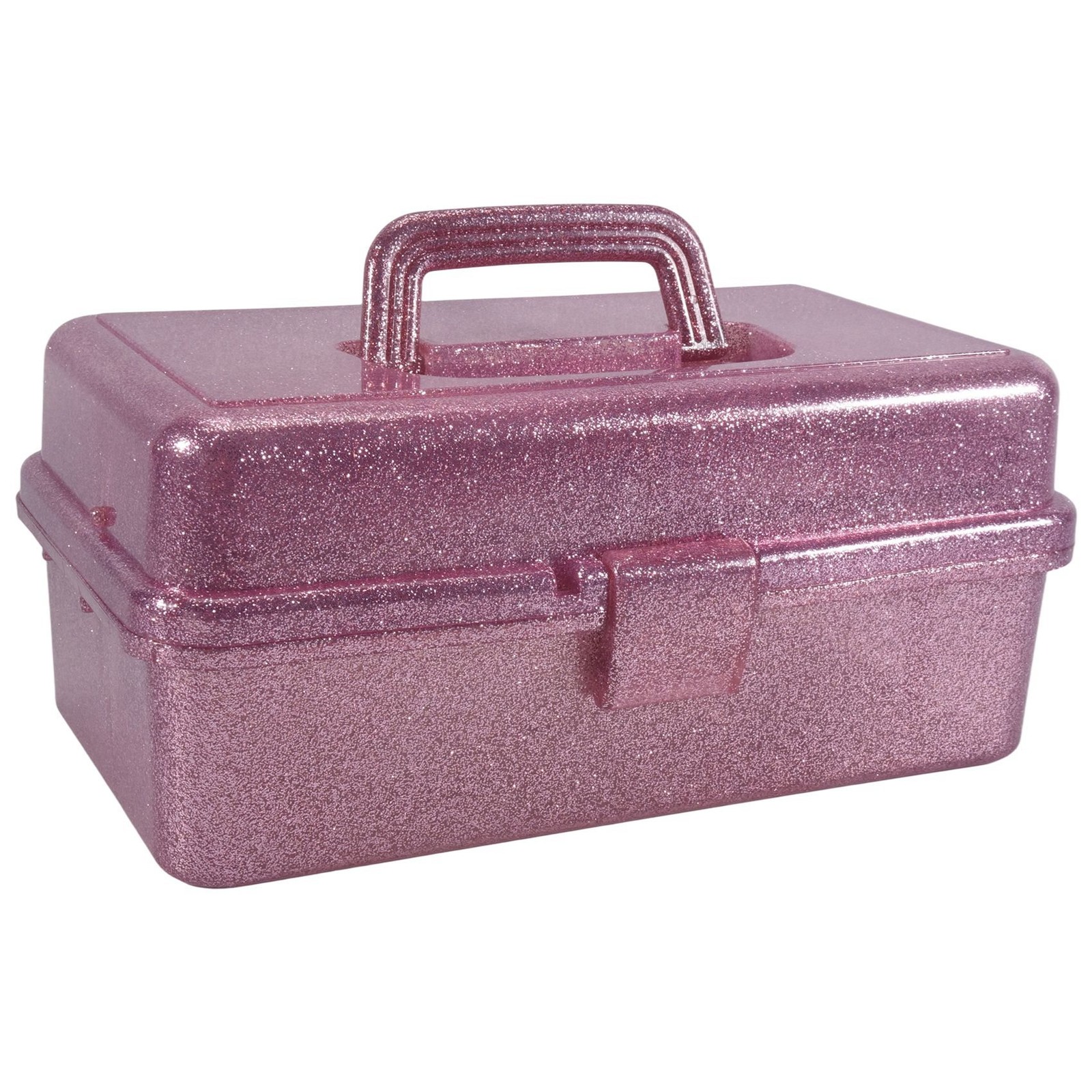 Glitter & Craft Tool Storage Box,3-Layer Stackable Carry Tackle Box Sewing5264