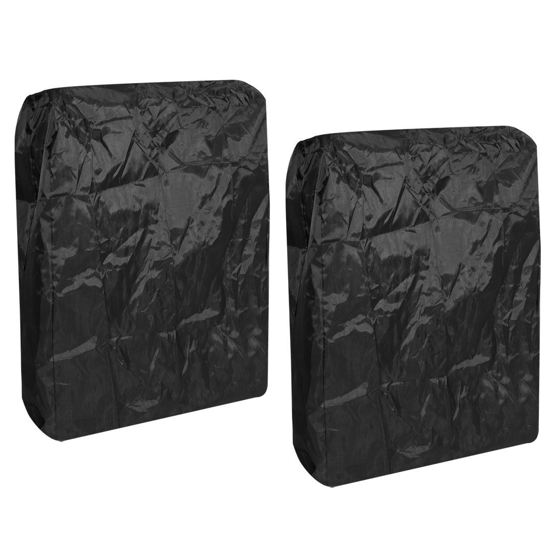 2pcs Zero Gravity Chair Cover, Outdoor Furniture Folding Chairs Covers, Black