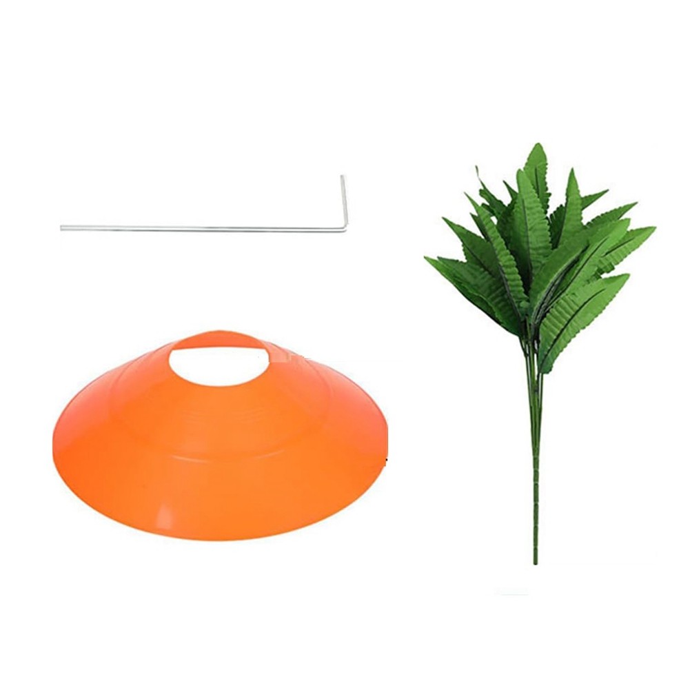 10X(Easter Carrot Garden Stake Carrot Decorative, Carrots Yard Decor, Yard1259