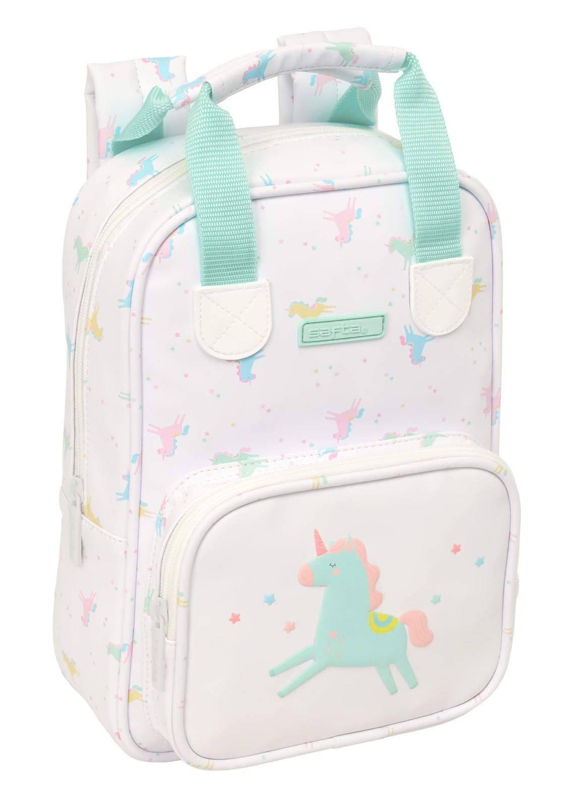 SAFTA PRESCHOOL UNICORN – Children's Backpack, Adaptable with Handles, Recyclabl