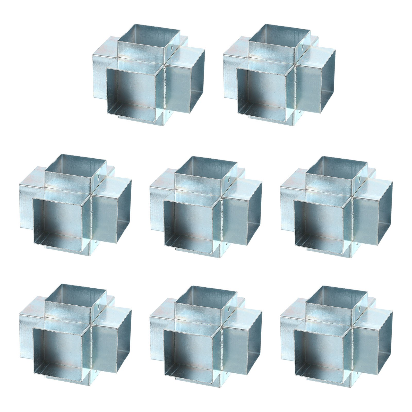 6-Way Gazebo Brackets Kit, Angle Bracket for 2" x 2" Lumber (8 Pack)