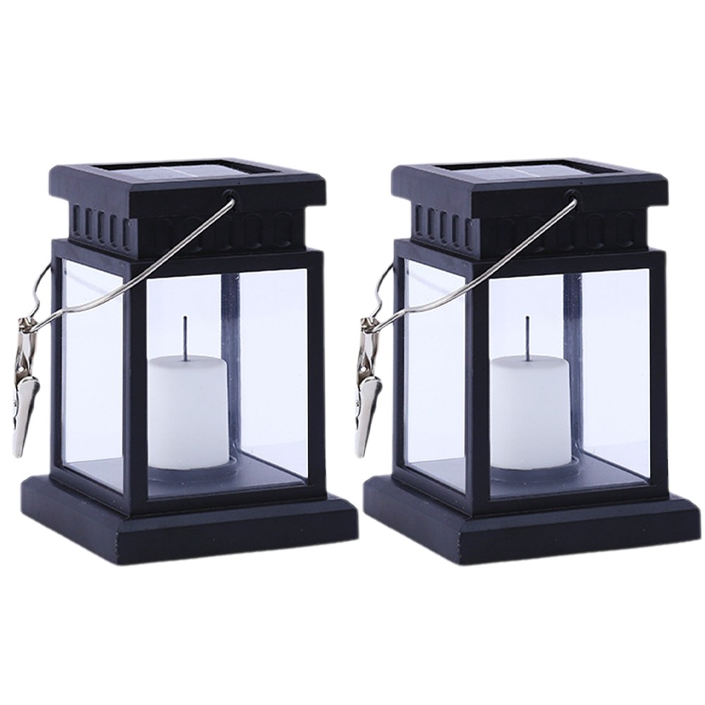 2X(Solar Hanging Outdoor, Candle Light, Garden Light Night Light Pendant6879
