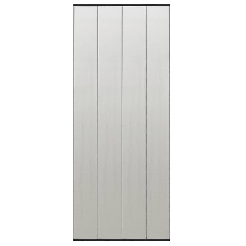 Insect Door Screen with Mesh Curtain Door Curtain Insect Screen Black vidaXL