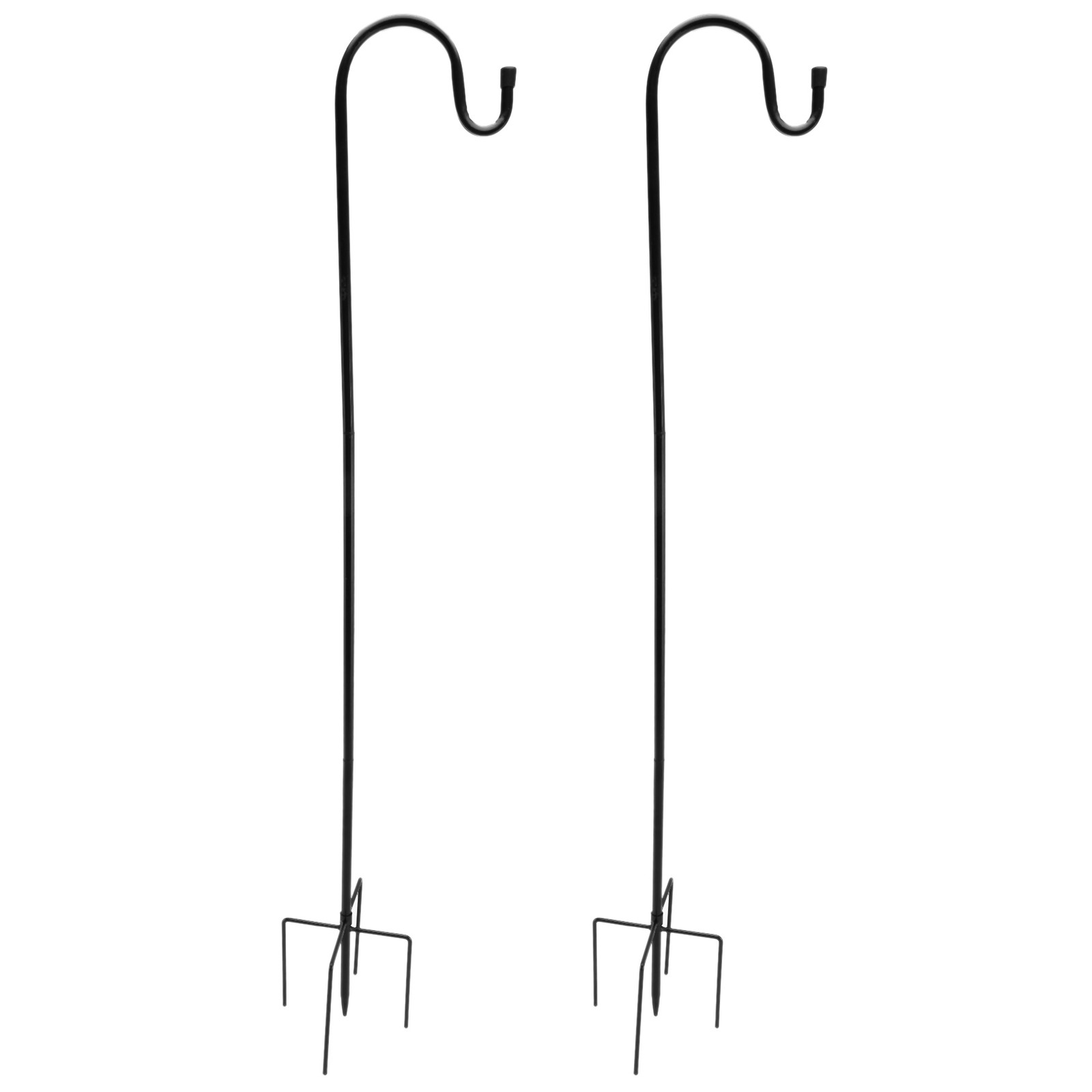 3X(Shepherd's Hooks, 2Pack Shepherd Hook Made of Metal for Outdoor Bird3365