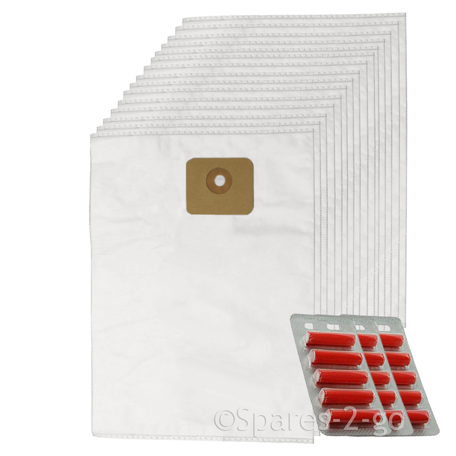 Hoover SMS Dust Bags for Nilfisk Multi Wet & Dry 20 20T 30T Vacuum x 15 + Fresh