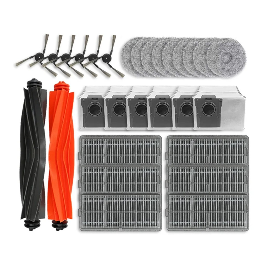 For X40 Pro Ultra Robot Vacuum Cleaner Spare Parts Main Side Brush Hepa 3641