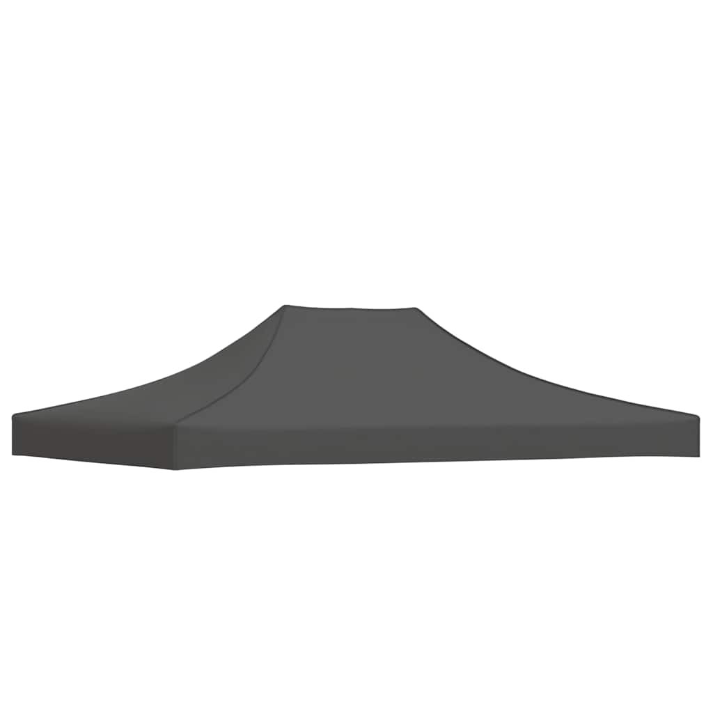 Party Tent Roof 4x3 m Anthracite 270 g/m² Replacement Canopy Cover vidaXL