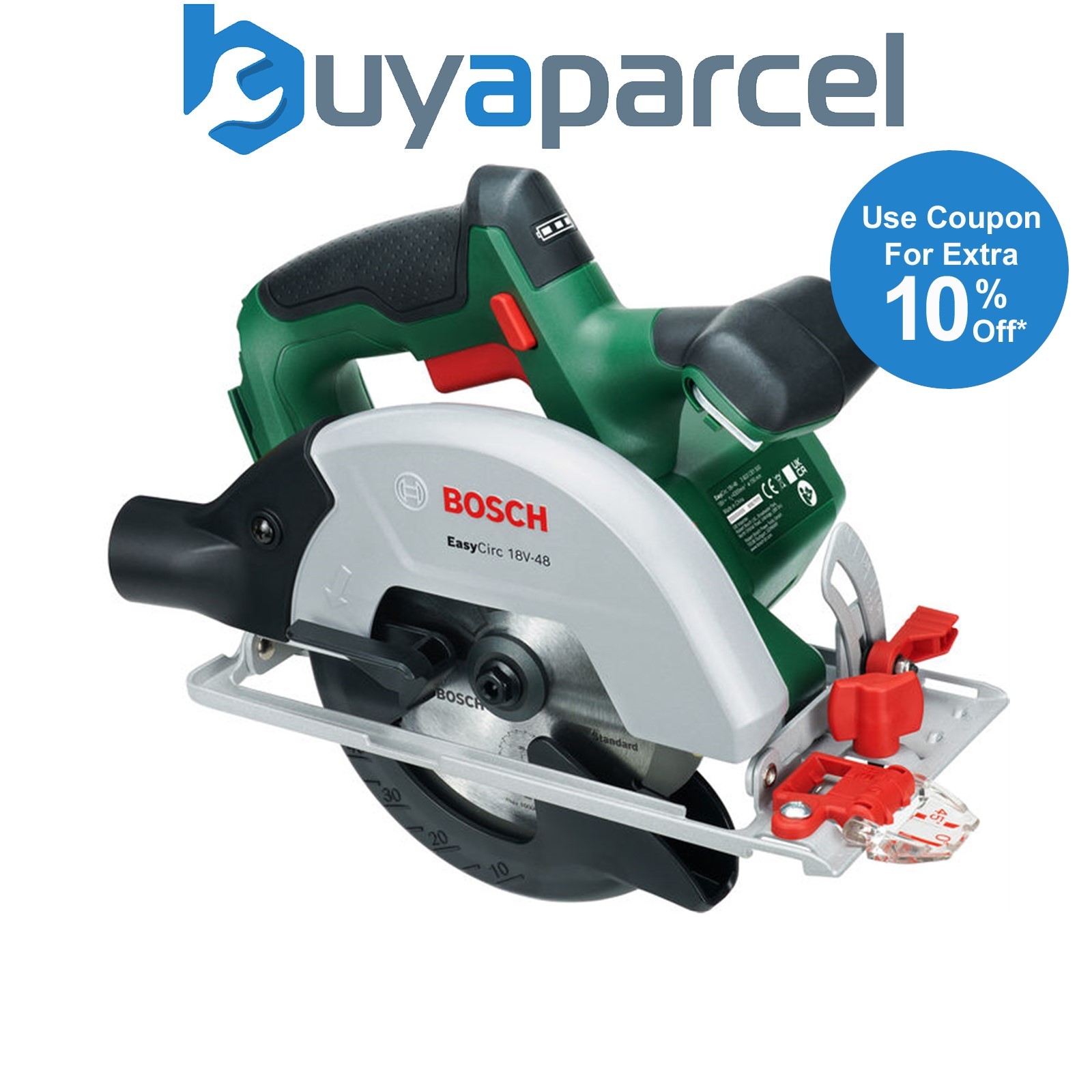 Bosch Cordless 18v 150mm Circular Saw EasyCirc 18V-48 Bare Tool 06033B1500