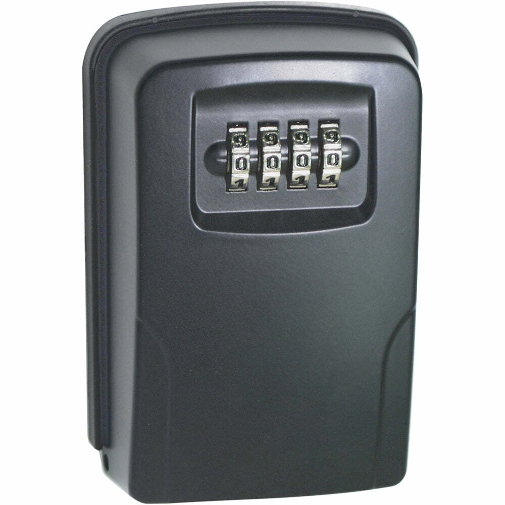 Wall Mounted Key Safe - Weather Resistant Rubber Seal - 4 Digit Combination Lock
