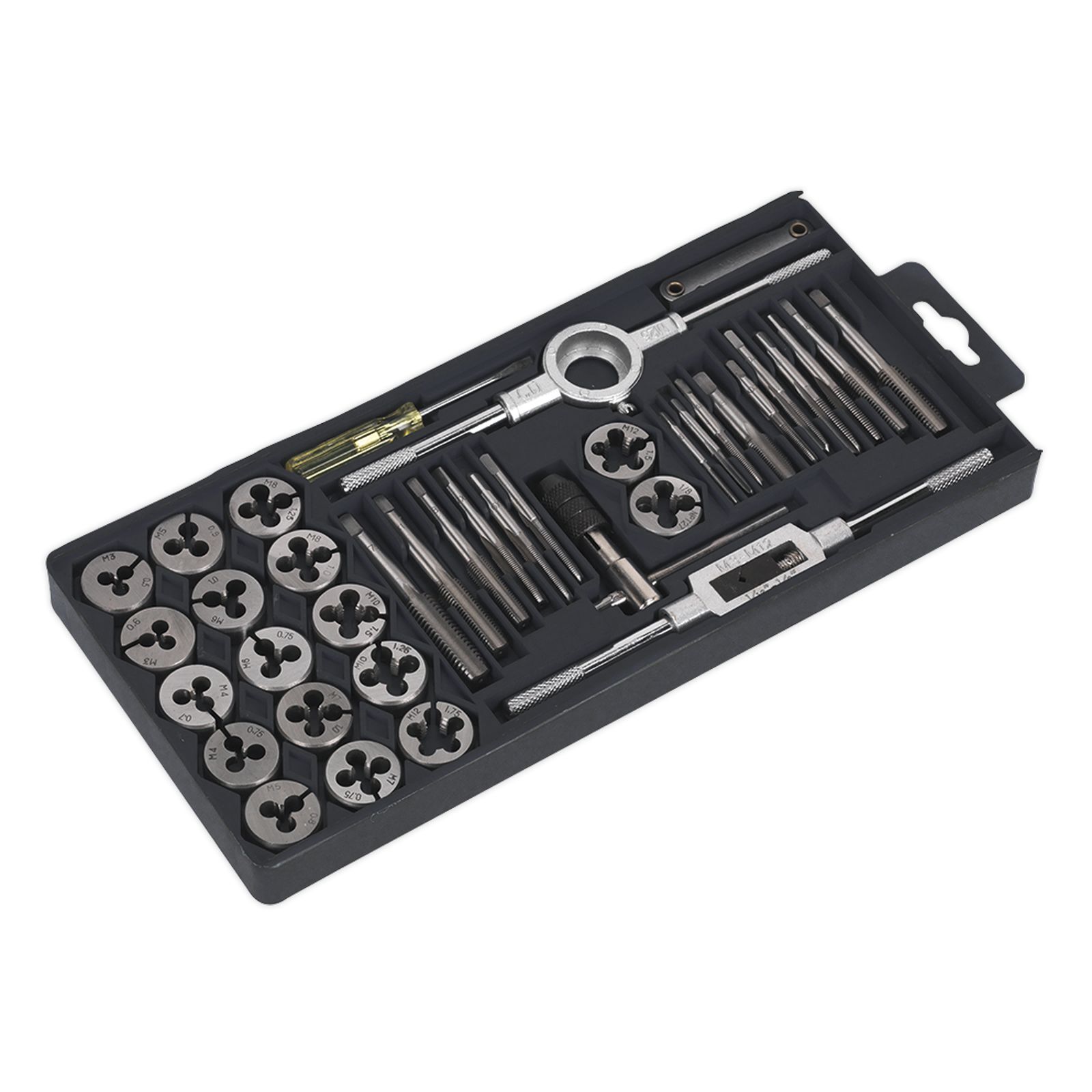 Sealey Tap & Die Set 40 Piece Metric Professional Tools/Accessories AK301