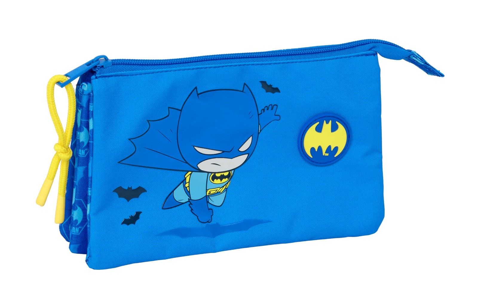 Safta Batman Preschool – Triple Pencil Case, Children's Pencil Case, Ideal for S