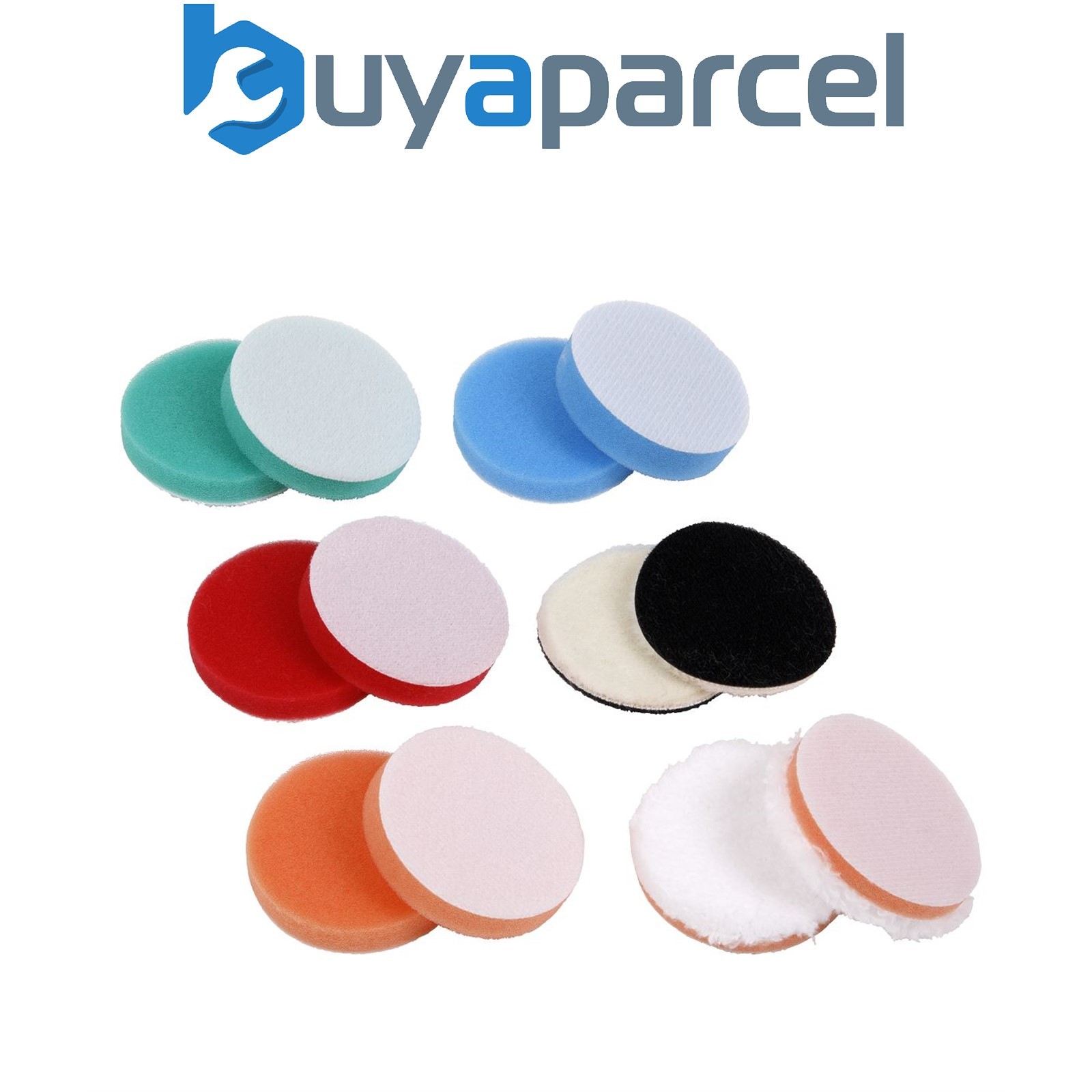 Sealey SPK600ACC2 Polisher Pad Kit 56mm x 10mm