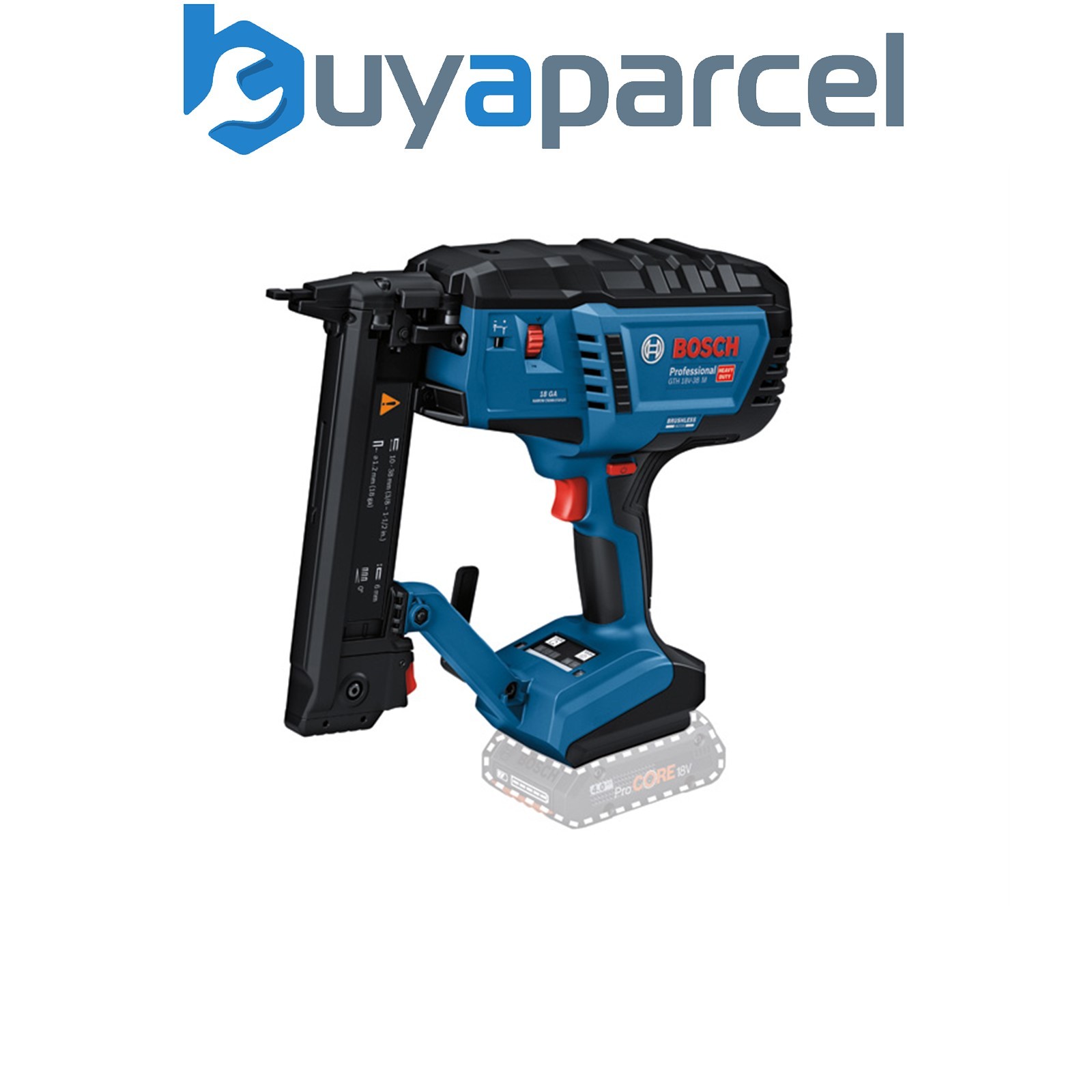 Bosch PRO Cordless Wood Stapler GTH 18V-38 M Carton box 0601482500