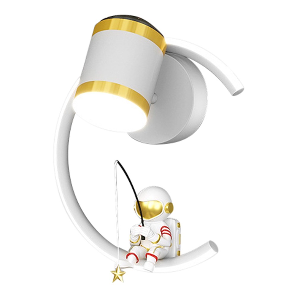 LED Wall Lamp Astronaut Children Wall Lamp with Projector Stars Indoor7834
