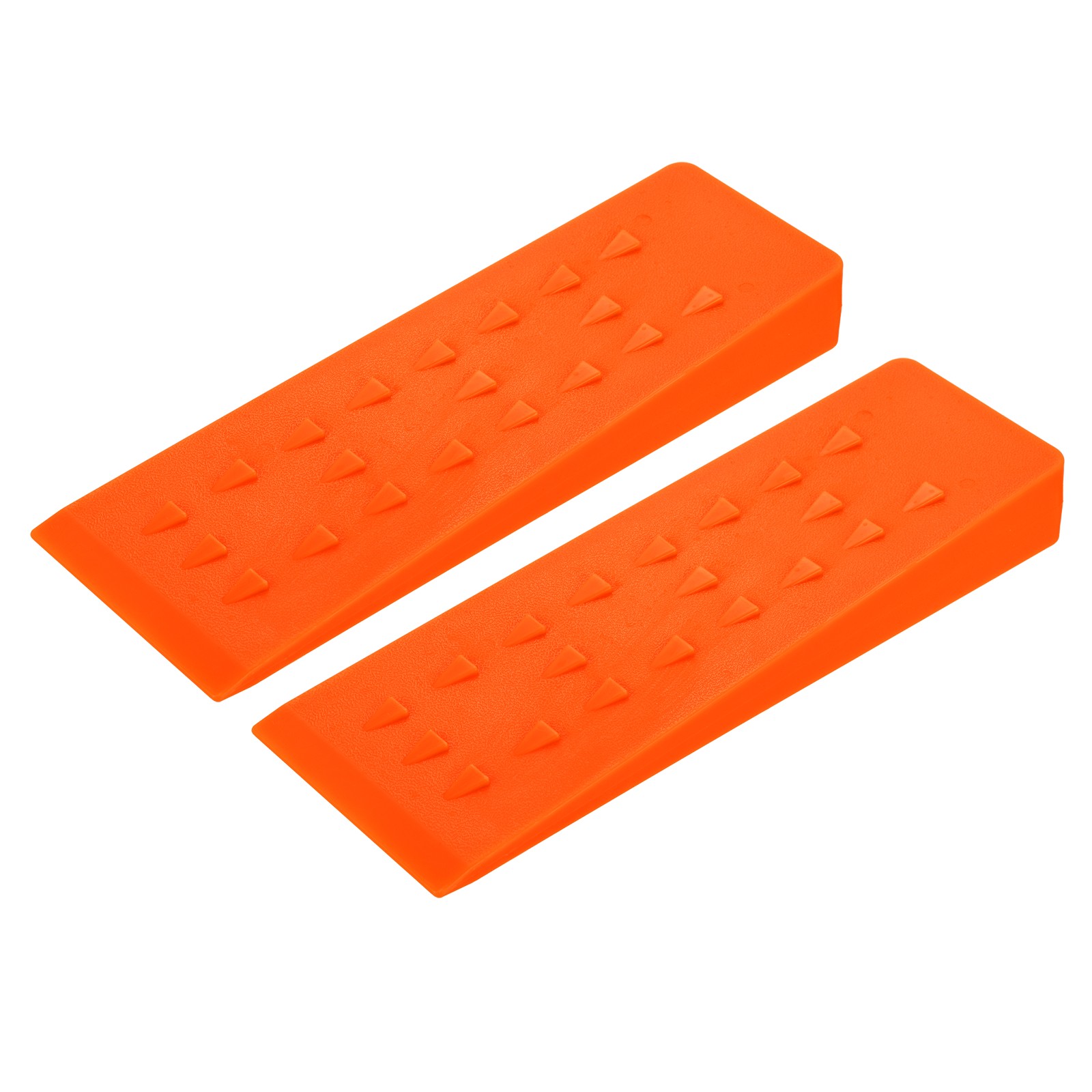 2Pcs Felling Wedges Tree Cutting 20" Chainsaws Plastic, Orange