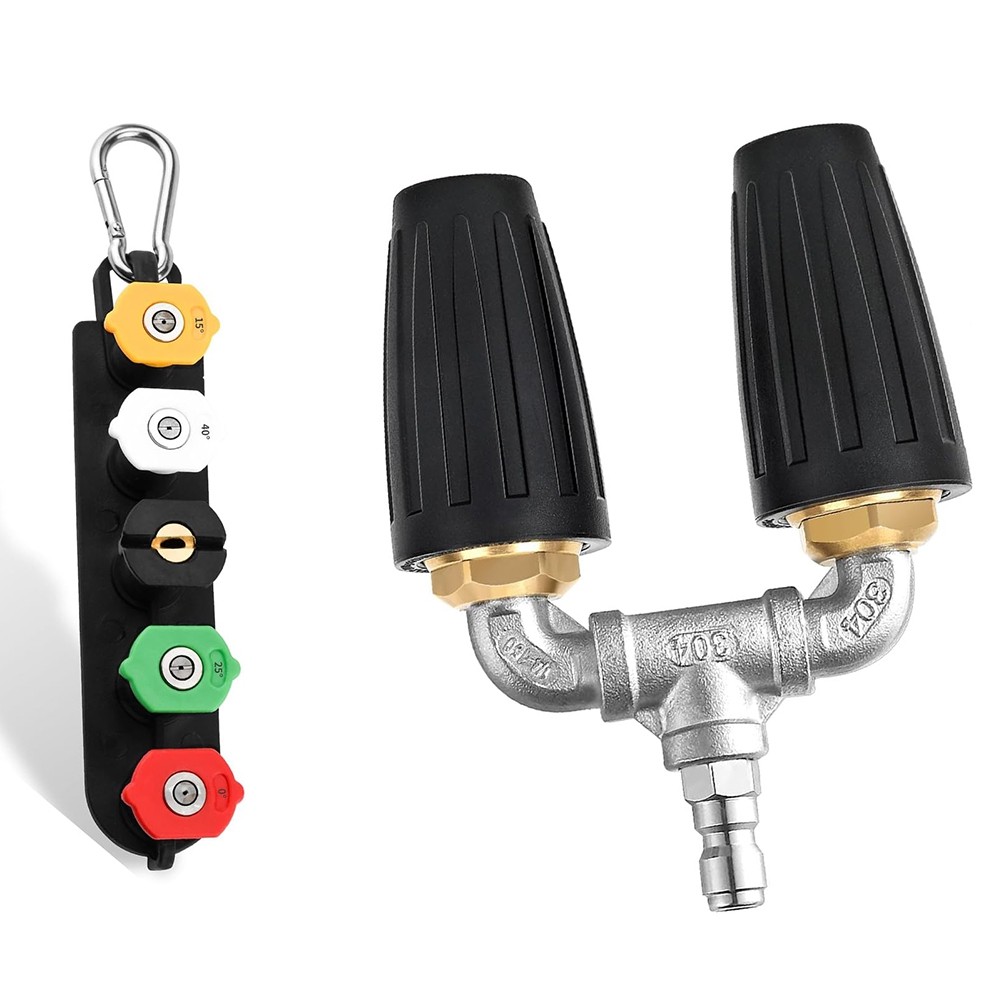 Dual Turbo Nozzle Pressure Washer, 360° Rotating Twin Turbo, 4000 PSI, 4-68948