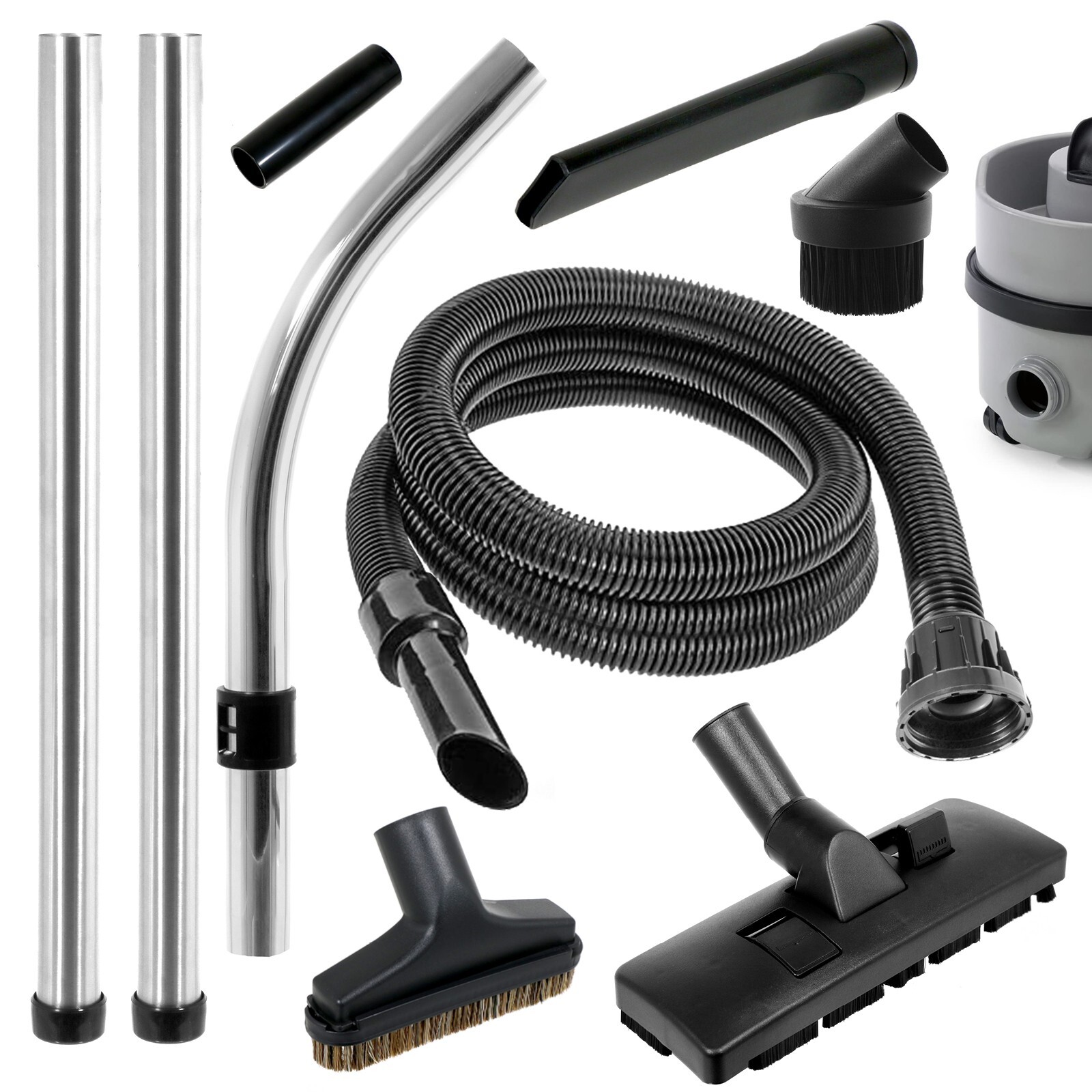 Vacuum Rods Hose 3m Tool Kit for NUMATIC NUVAC NNV200 VNR200 VNP180 NVH370