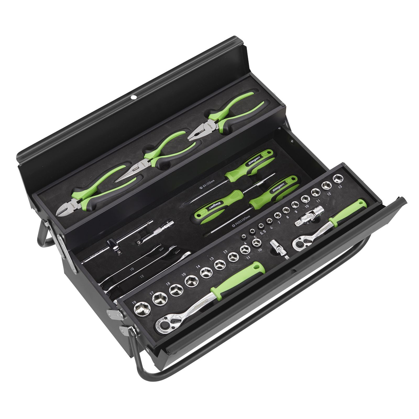 Sealey Cantilever Toolbox with Tool Kit 70 Pieces - S01215