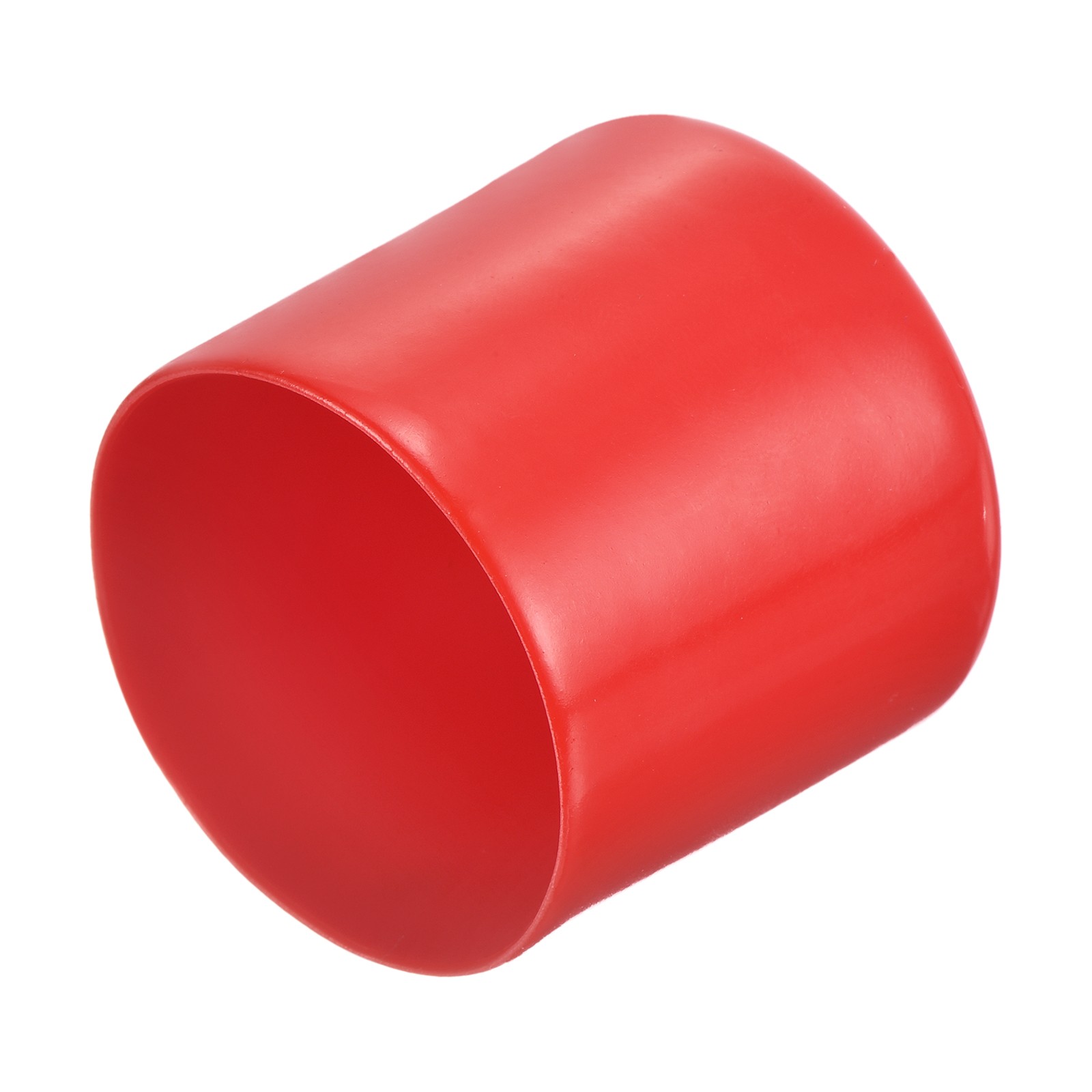 20pcs 49mm Round Red Vinyl End Cap Screw Thread Protector Rubber Caps