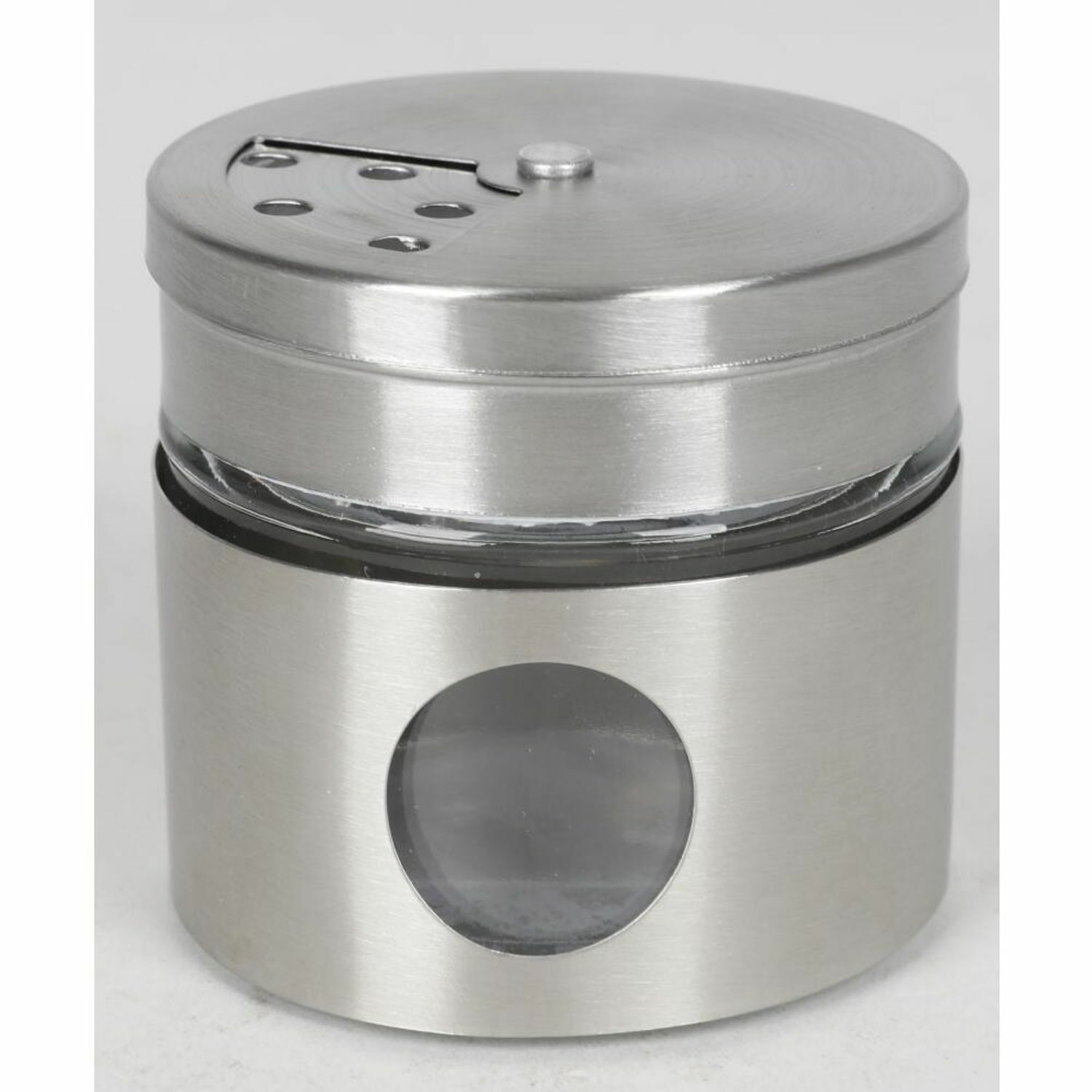 12x Spice Stainless Steel Salt Pepper Chili Cans Set Container Box Kitchen