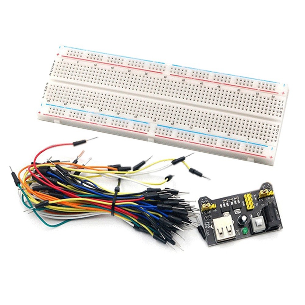5X(MB102 Breadboard Module Kit with 830 Point Solderless Breadboard & 657535